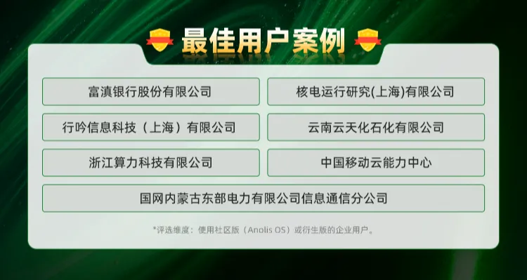 实力 “出圈”：龙蜥新增多个行业标杆，富滇银行、小红书、国网蒙东电力等在列-鸿蒙开发者社区